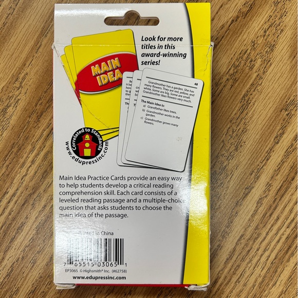 Reading Skill Practice Flashcards - Picture 3 of 10